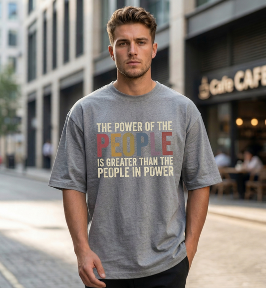 Multicolor statement quote streetwear t-shirt design