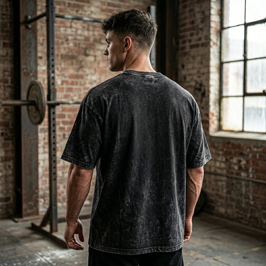 Anatomy of Hustle Gym Skull Oversized Tee